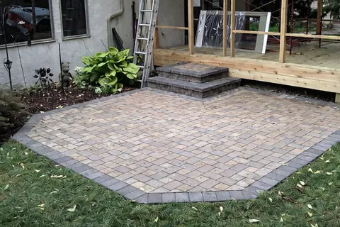 Hardscape patio project